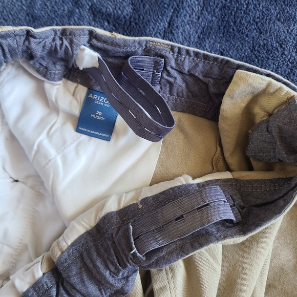 Arizona Flex Chino Shorts Tan Size 20 Husky - Picture 4 of 6